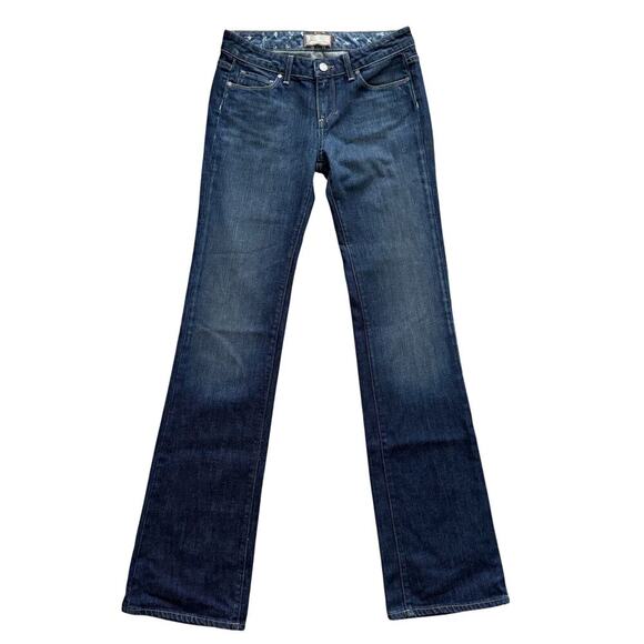 PAIGE Denim - Paige jeans Women's Size 27 27x34 Blue Dark Benedict Canyon Slim Bootcut 1232